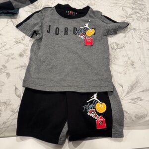 Jordan Kids' Gray and Black Outfit
